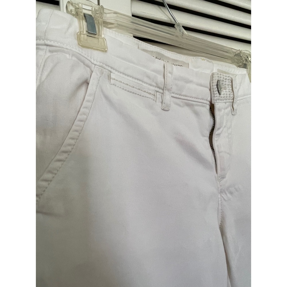 Pilcro Hyphen White Chino Pants Sz 27 Anthropologie Coastal Grandmother Chic - Picture 2 of 6